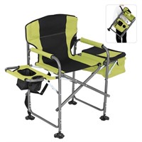 FM2525  HEQUSIGNS Camping Directors Chair, Green