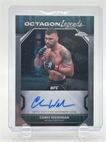 Chris Weidman Autographed UFC Card