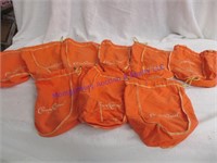 PEACH CROWN ROYAL BAGS