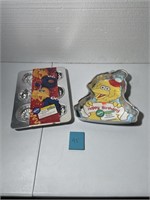 2 Sesame Street Big Bird Cake Baking Pans