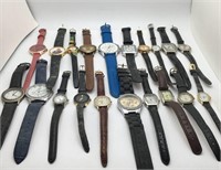 Bag Of Misc. Watches Incl. Studio, Timex & Sharp
