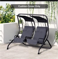 Outsunny Outdoor Porch Swing Cushions with Seat &