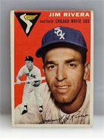 1954 Topps #34 Jim Rivera Chicago White Sox HOF