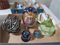 PAPERWEIGHTS,DECORATIVE EGG MISC