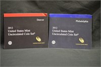 2012 UNCIRCULATED COIN SETS (D&P)