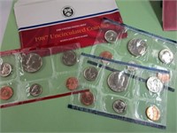 1987 D & P US Mint Set