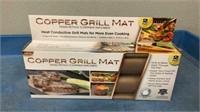 Copper Non Stick Grill Mat 2 Count 15.75” x13”