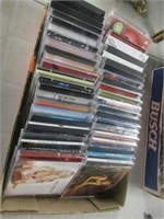 BOX LOT OF 45 CD"S