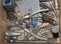 misc drill bits and tools/snap ring pliers
