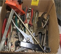 large box of pliers and tools