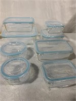 KICHLY GLASS FOOD STORAGE CONTAINERS ASSORTED