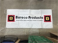 (AR) Bareco Products Plastic Advertisement Banner.