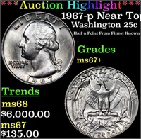 ***Auction Highlight*** 1967-p Washington Quarter