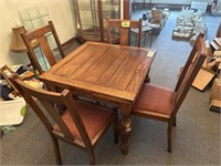 Cute wooden table and 4 chairs