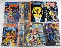 (10) VINTAGE COMICS FEATURING BATMAN