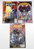 (3) BATMAN AND ROBIN COMIC BOOK SET