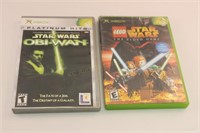 3 X-Box Star Wars Video Games. Lego