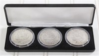 1921 PDS Morgan Silver Dollar Set