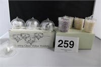 SET OF 4 NEW FLOATING VOTIVE CANDLES