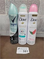 Dove/ degree dry spray deoderant