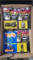 3 1992 batman figures and Flintstone car