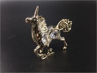24k gold plated Unicorn by the Franklin Mint. This