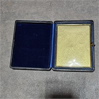 24 K gold plated? Picture frame in case