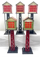 Marx O Gauge five 413A Switch Tower variations