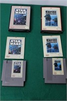 NES Games w/ Box Star Wars / Empire Strikes Back