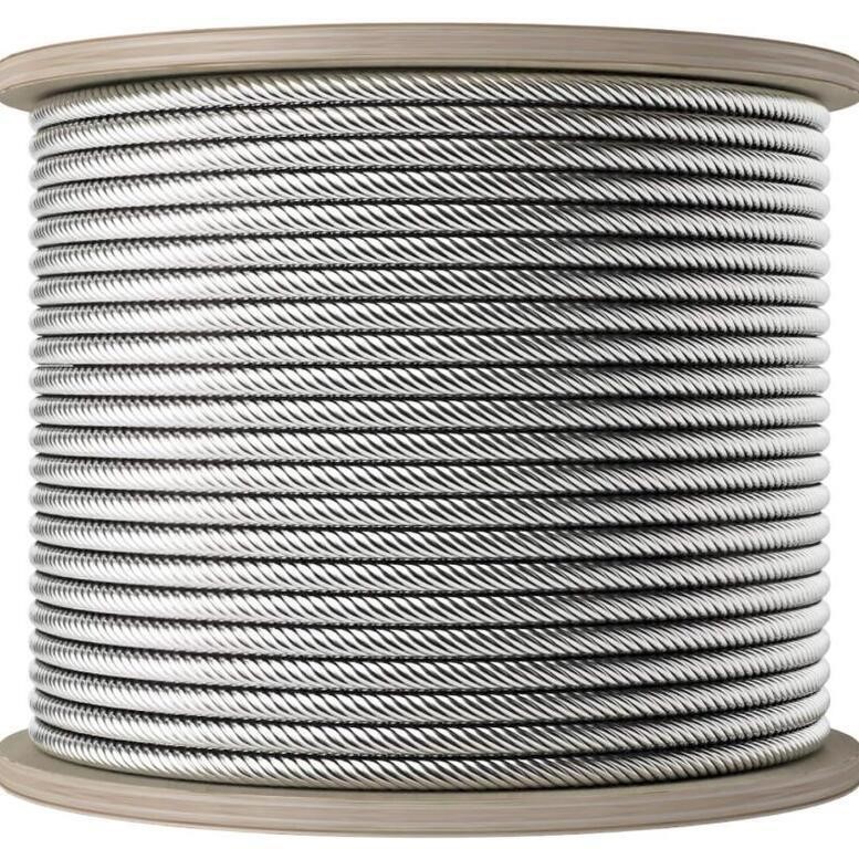 LUCKIN, THICKENED 1/4 IN. STAINLESS STEEL CABLE,