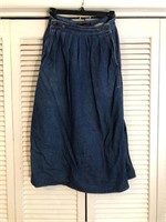 VINTAGE NEW YORK JEAN CO DENIM SKIRT SIZE 10