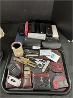 Glasses Cases, Change Purses, Cell Phone.