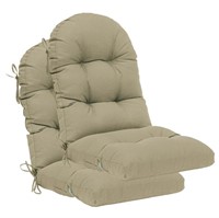 Indoor/Outdoor High Back Chair Cushion for