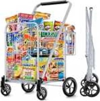 Double Basket Grocery Cart