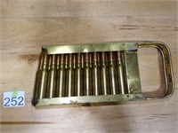 WWII Italian Breda Machine Gun Speed Loader w/Rnds