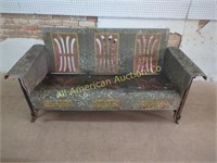 RARE METAL PORCH GLIDER "BUNDLE OF WHEAT"