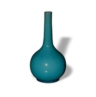 Chinese Turquoise Vase, 17-18th C#