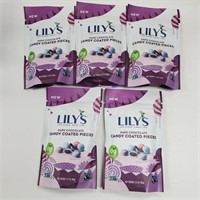 Lily's Dark Chocolate Candy Coated Pc's - 99g x 5