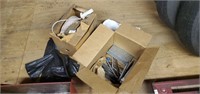 Box of Bolts, and hardware,  and a case of wire