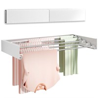 Wall Mounted Clothes Drying Rack  Foldable Wall