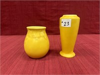 Rookwood Pottery, Lot of 2: Yellow Vase XXX1