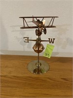 Copper & Brass Decorative Plane Weathervane