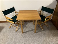Square Gaming Table & Chairs