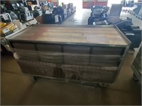 Shammi Three Sided Closed Delivery Stainless Cart