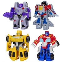 Transformers Toys Heroes vs Villains 4-Pack,