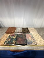 Assortment of fabric material for handbags/totes