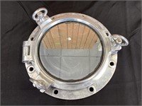Heavy Porthole with Mirror, 17 1/2" diameter