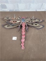 3 Metal garden art dragonfly