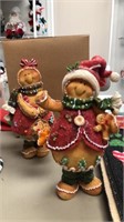 Set of 2 Gingerbread boy and girl