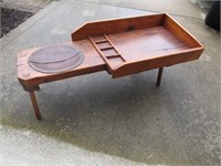 primitive 1800's cobblers bench